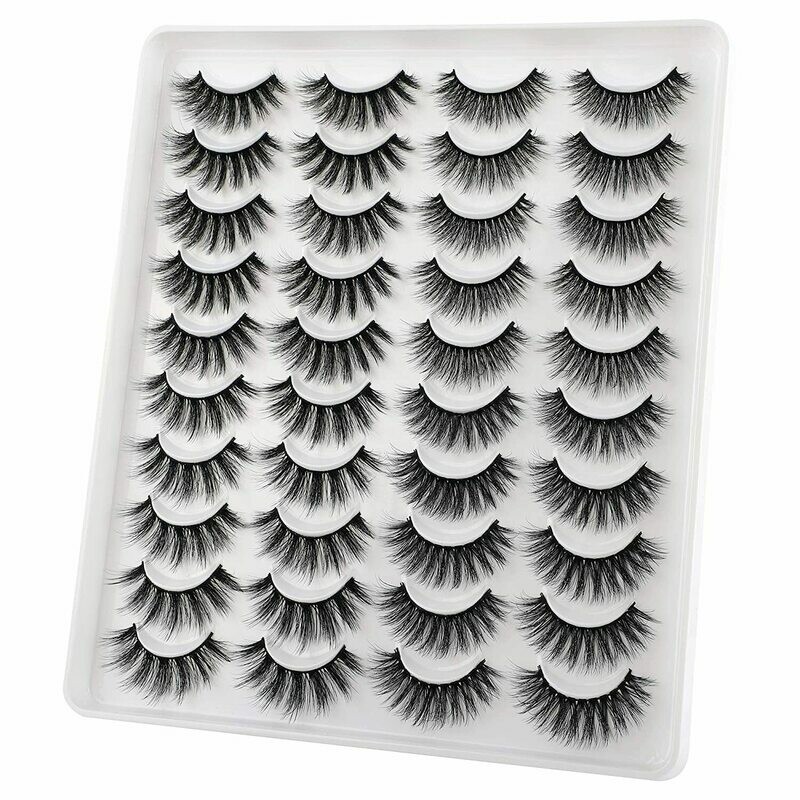 20 Pair Of 3D Bulk Lashes