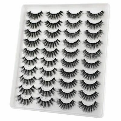 20 Pair Of 3D Bulk Lashes