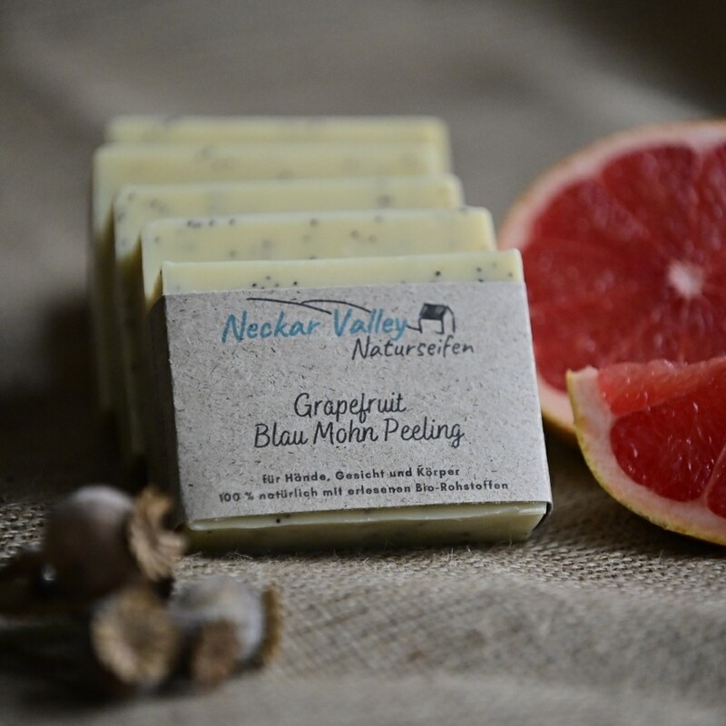 Grapefruit 
Blau Mohn Peeling