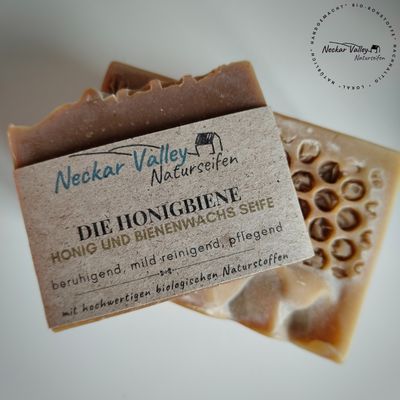 Savon au miel et à la cire d'abeille biologiques