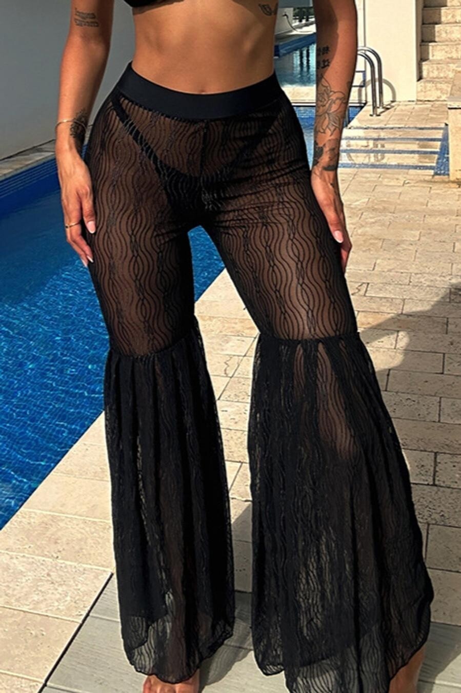 Serena Mesh Cover Pants