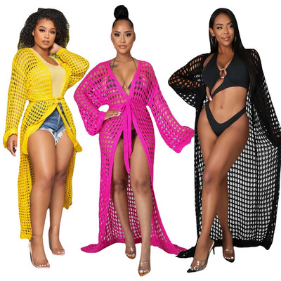 Crochet Open Front Kimono