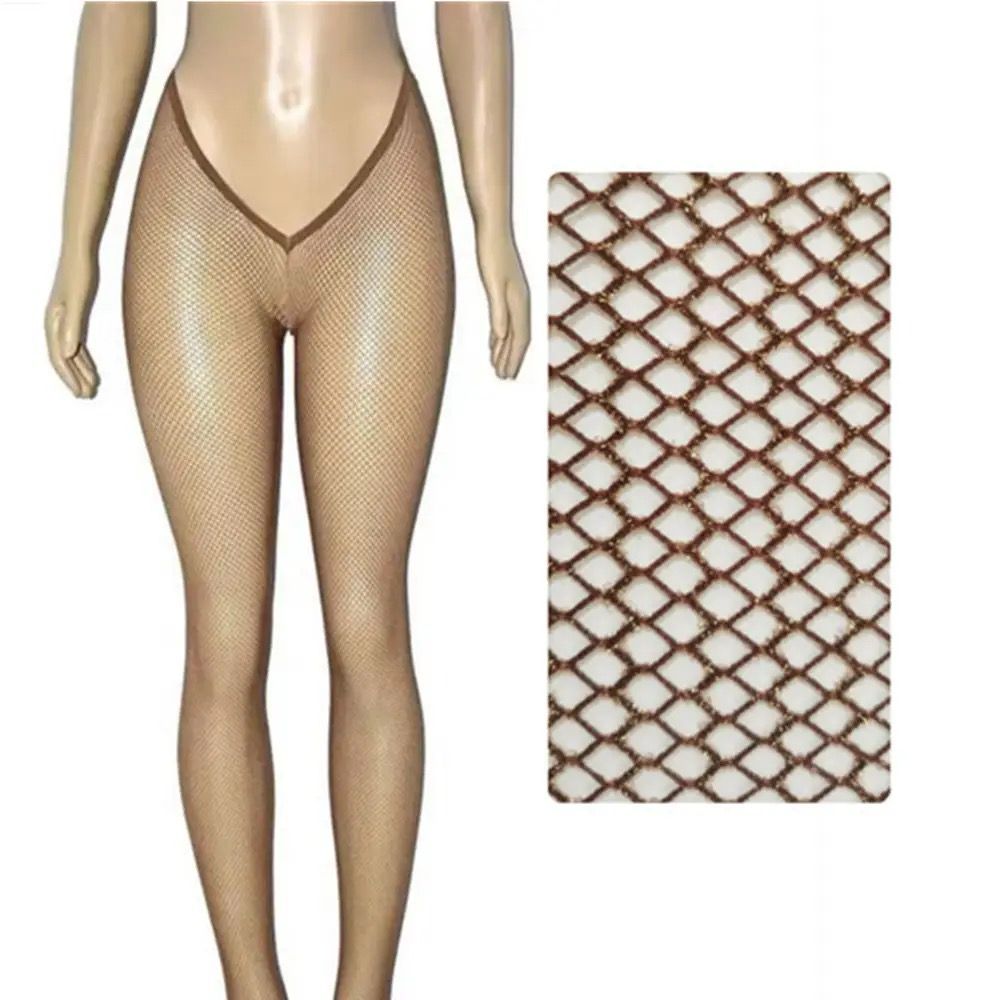 V-Waist Glitter Stockings