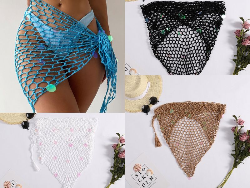 Knitted Mini Wrap Skirt