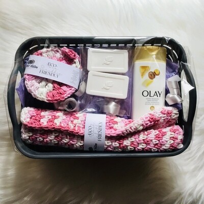 Spa basket (Wash cloth option)