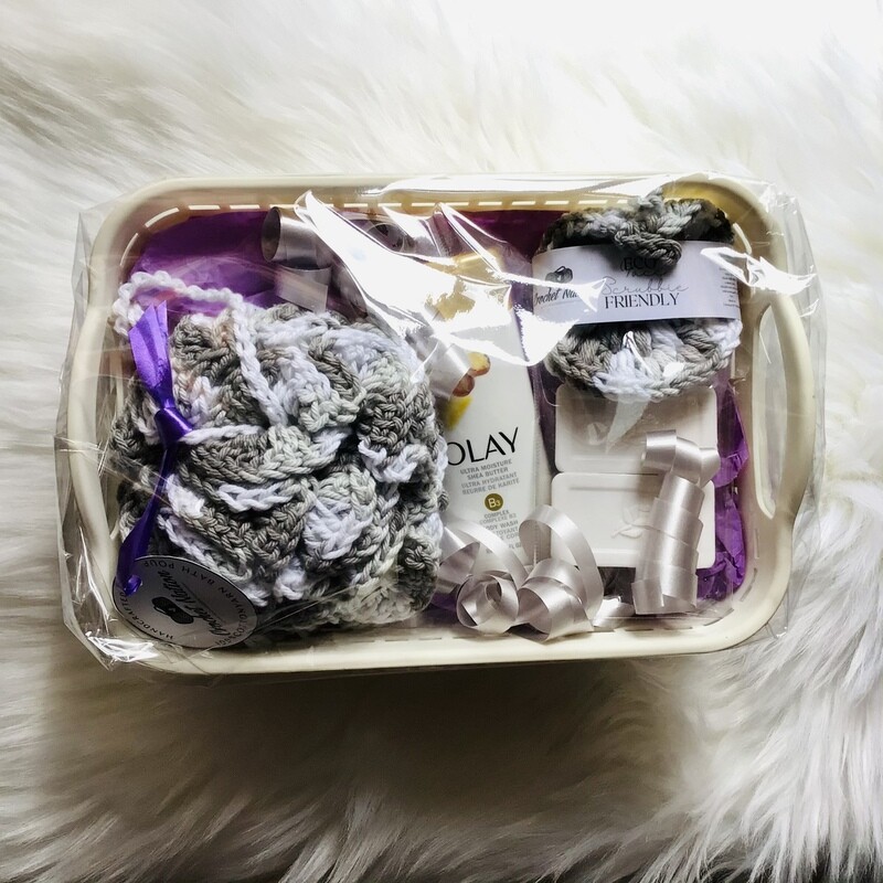 Spa basket (Bath Pouf option)