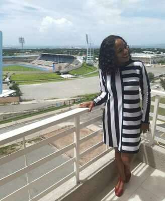 Stripey Rapheal Dress