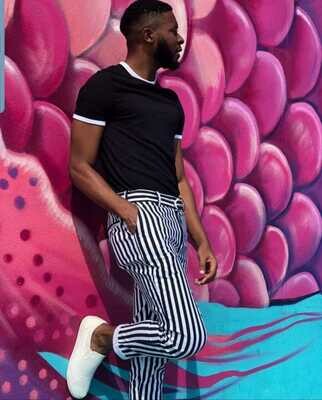 Men&#39;s Stripe Trousers