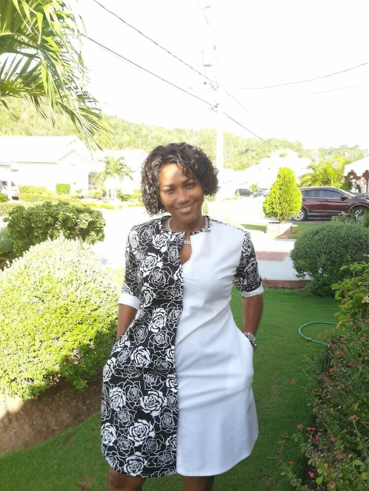 Print Block Shirt Dress