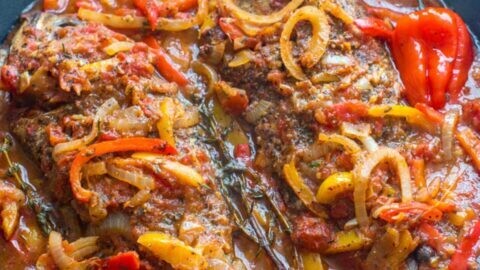 Brown Stew Fish