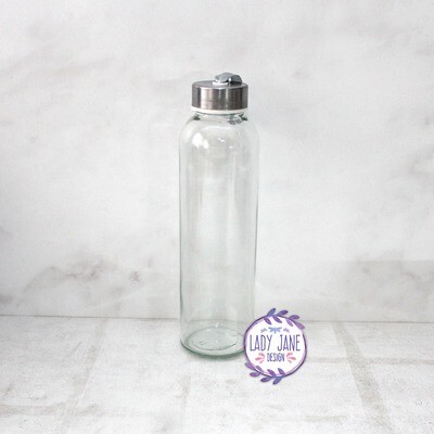 Glass Water Bottle - 500ml