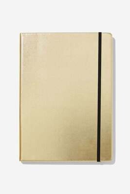 A4 Notebook - Gold