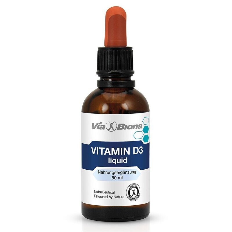 Vitamin D3 liquid.

Kompromisslos effektiv:
Höchst bioaktives Vitamin D3-Cholecalciferol