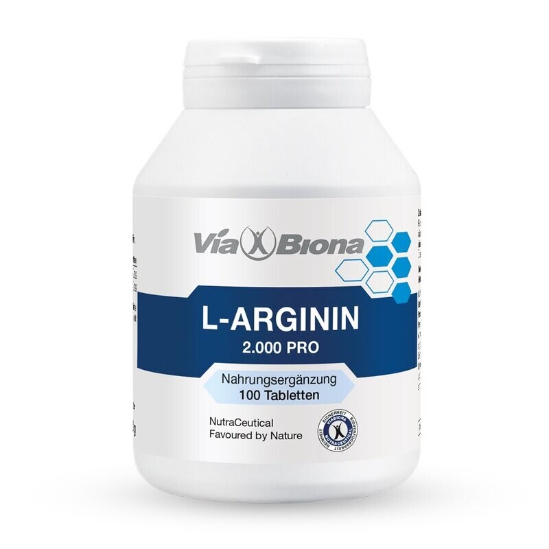 L-Arginin 2.000 PRO.

    Gesunde Gefäße.
    Starkes Herz.
    Sexuelle Potenz bis ins hohe Alter.