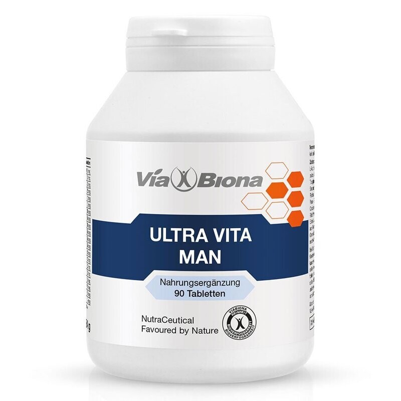 Ultra Vita Man.
Alles, was der Mann braucht Ultra Vita Man.
Alles, was der Mann braucht