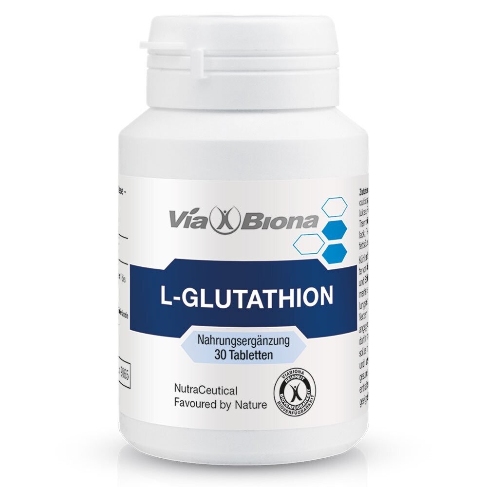 L-Glutathion.
Hilft der Leber bei der Entgiftung