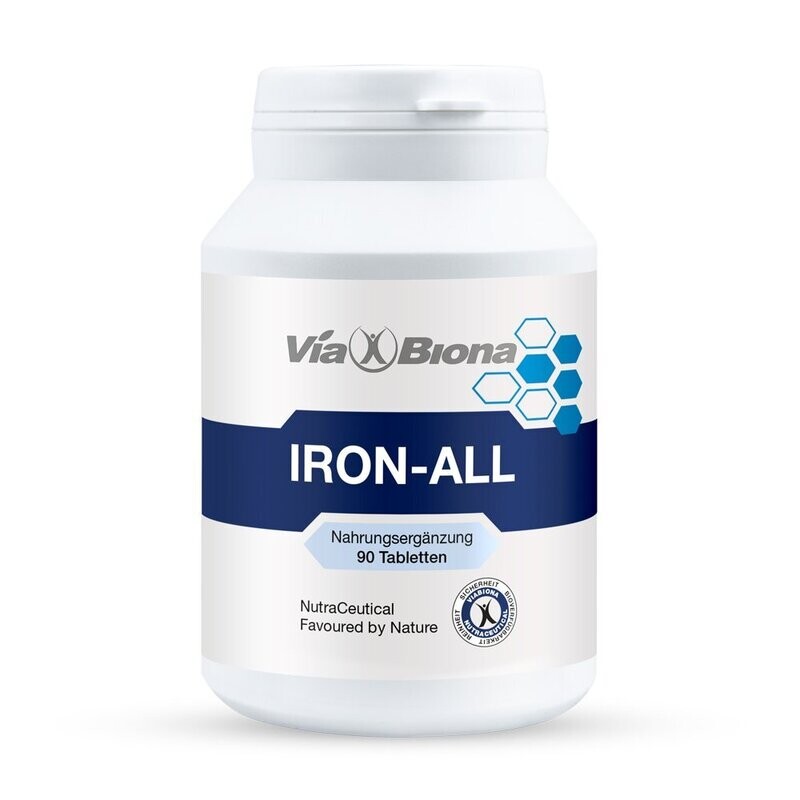 Iron-All (Eisen).

Eisen-Komplex für maximale Resorption
