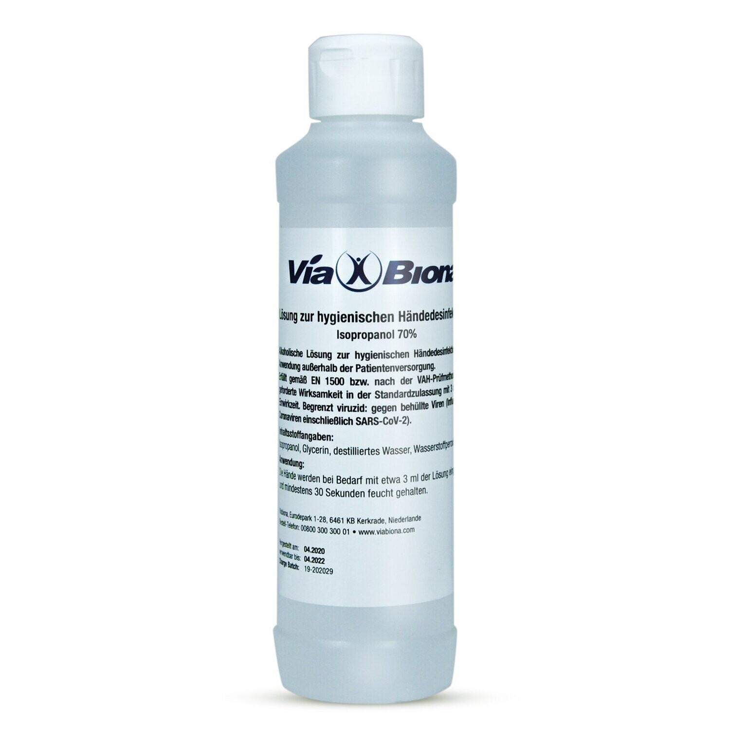 Hand-Desinfektionsmittel 250 ml.

Sicher ist sicher!