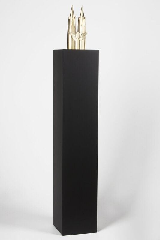 Galerie Säule, schwarz