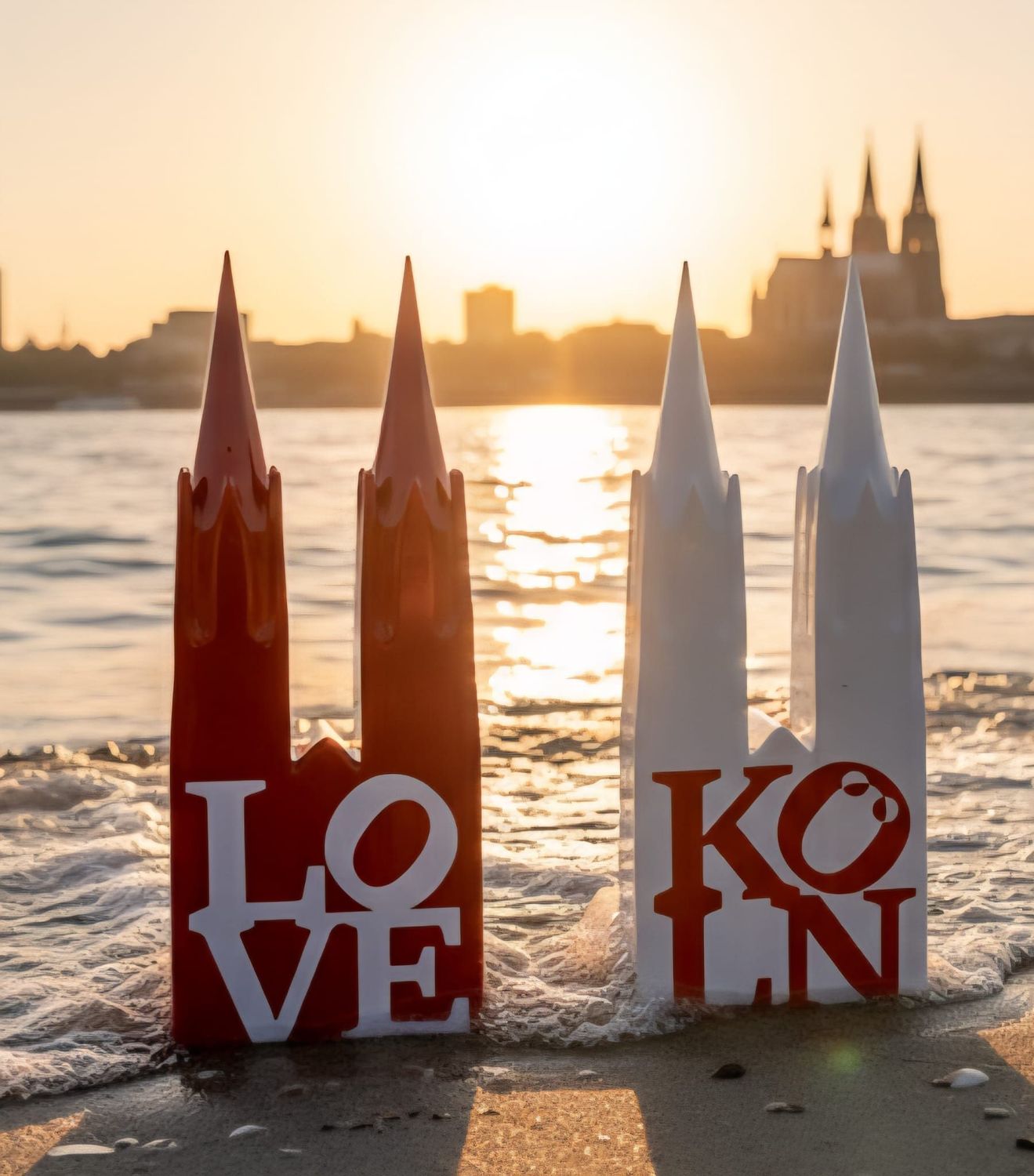LOVE_KÖLN - Doppelpack rot-weiß