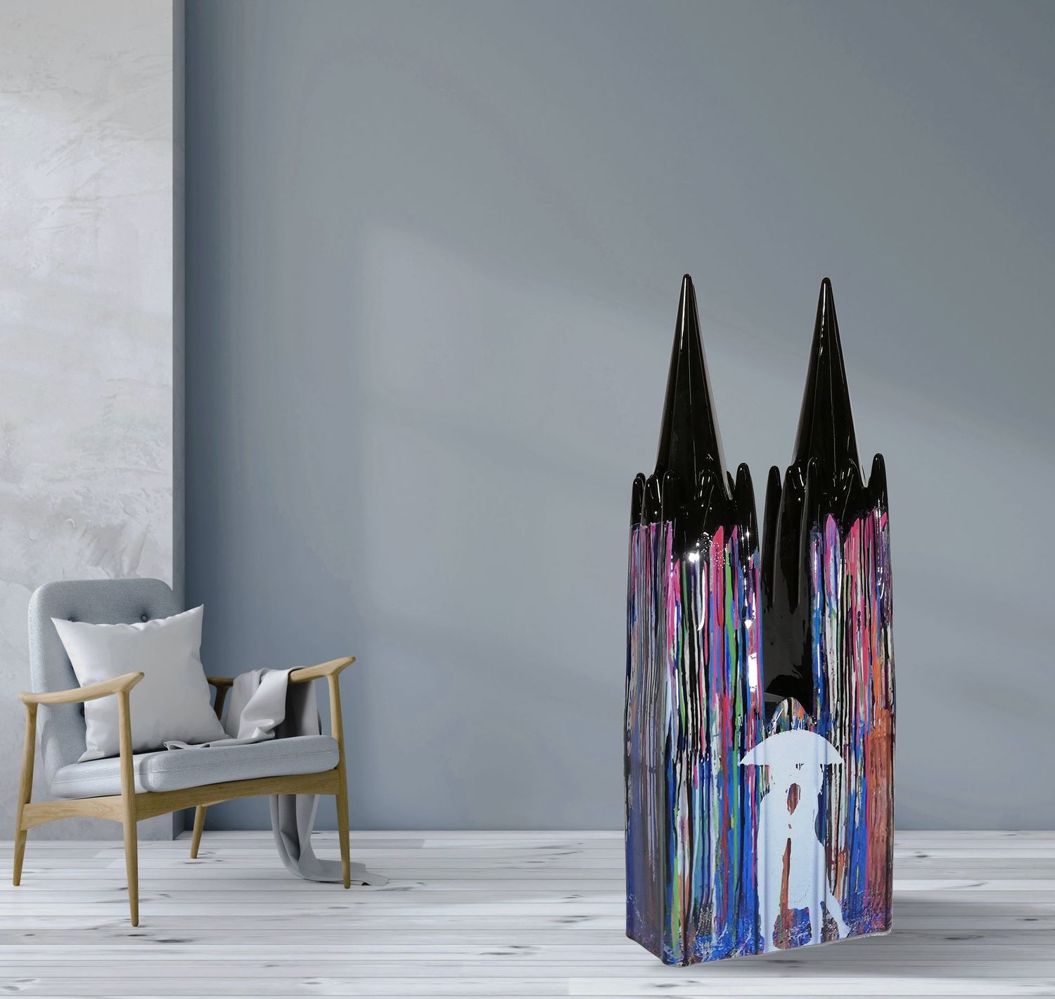 Eva in the Rain - 140 cm Eva in the Rain - 140 cm