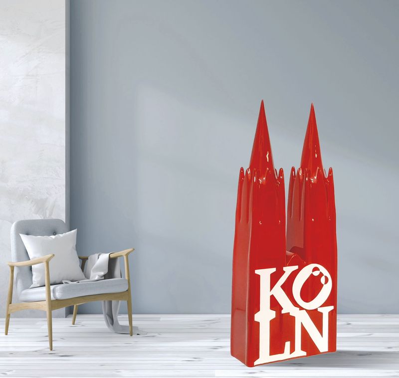 Köln Love, rot-weiß  - 140 cm