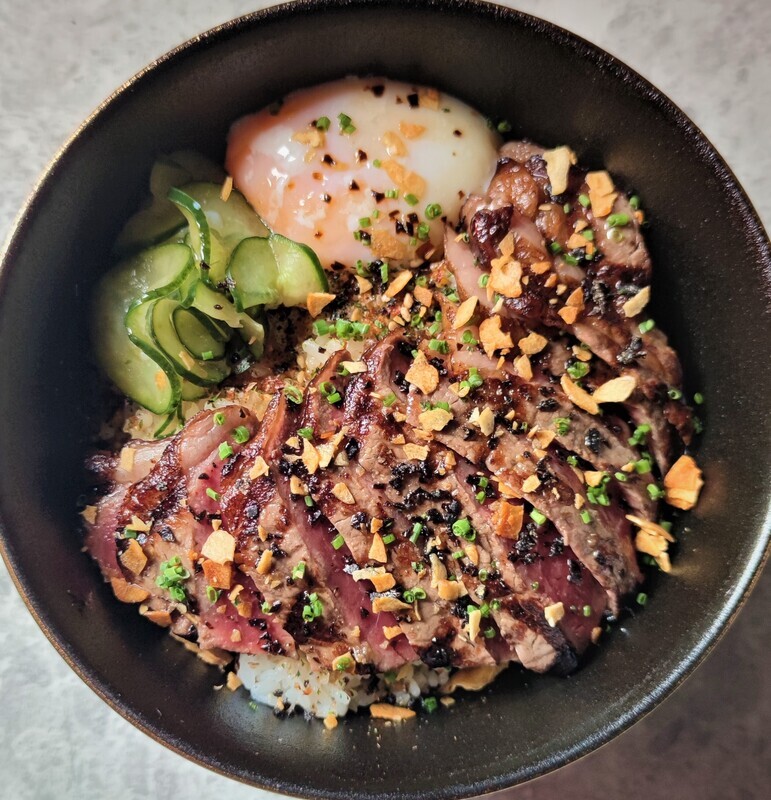 Australian Striploin Rice Bowl Australian Striploin Rice Bowl