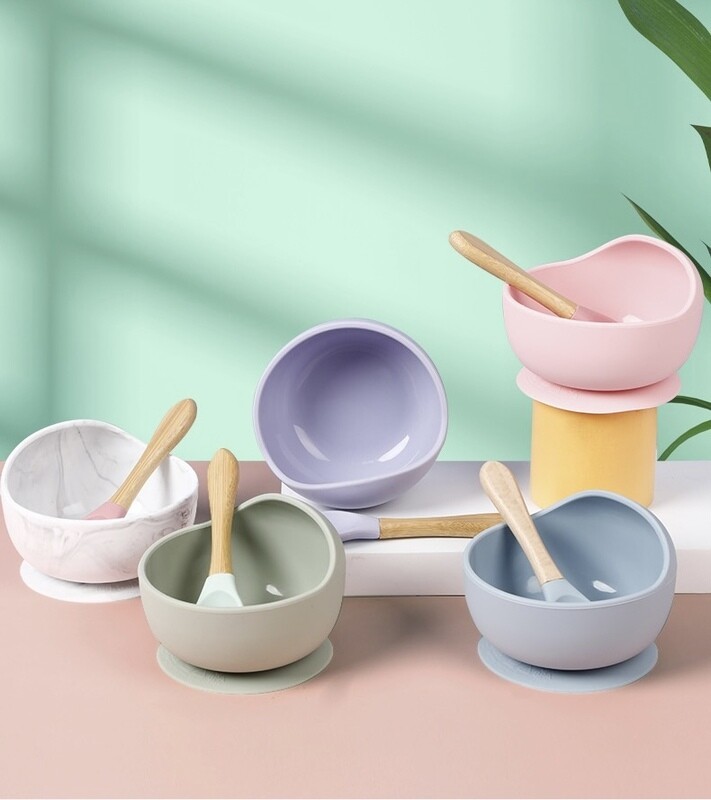 Silicon Suction Bowl