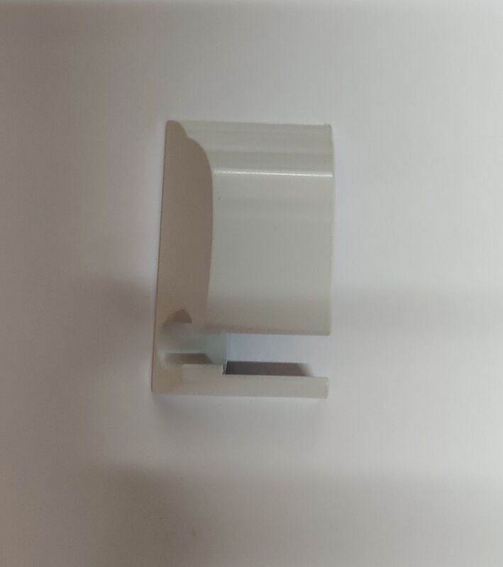 EMBOUT BLANC GAUCHE POUR BAGUETTE DU HAUT - REF R12030033
