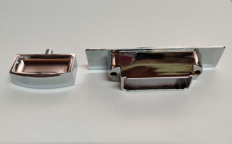 BOUTON POUSSOIR AVEC ROSETTE POUR PLACARD CHAMBRE + SALON - REF R15030773-R15030772