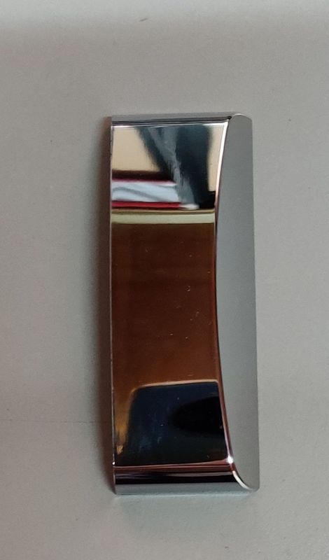 EMBOUT CHROME POUR BAGUETTE EXTERIEURE ANCIEN MODELE (6,3 cm) - REF R12030029