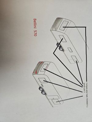 Compas pour baie 570 bellini vendu par 2