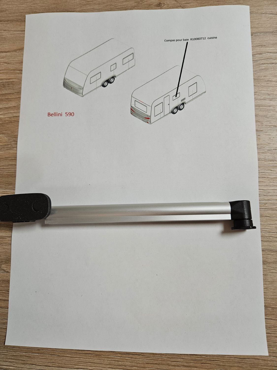 Compas pour baie cuisine x1  590 bellini