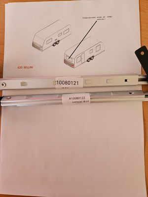 Compas pour baie arriere  620 bellini vendu par 2 620BQ