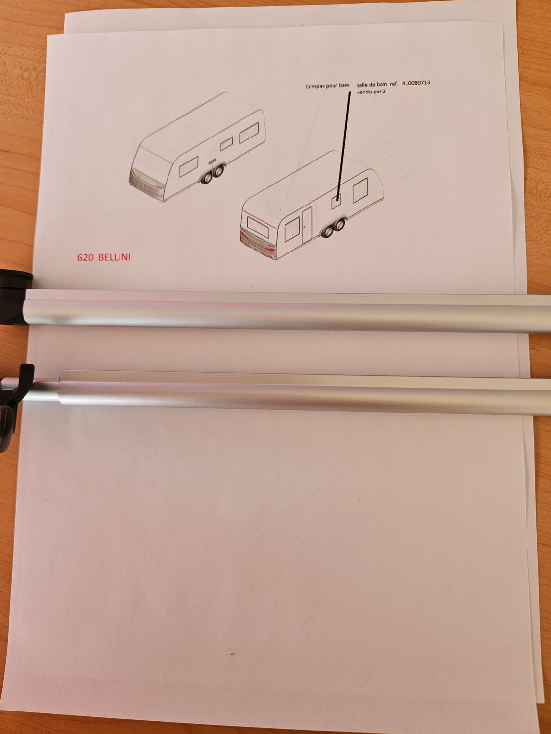 Compas pour baie salle de bain 620 bellini