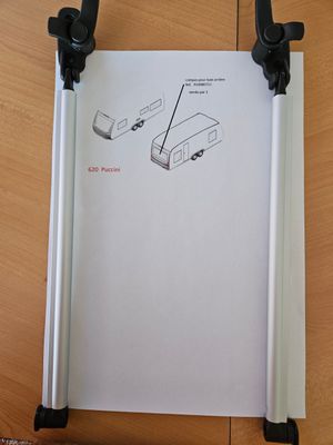 Compas pour baie arriere pour 620 puccini vendu par 2