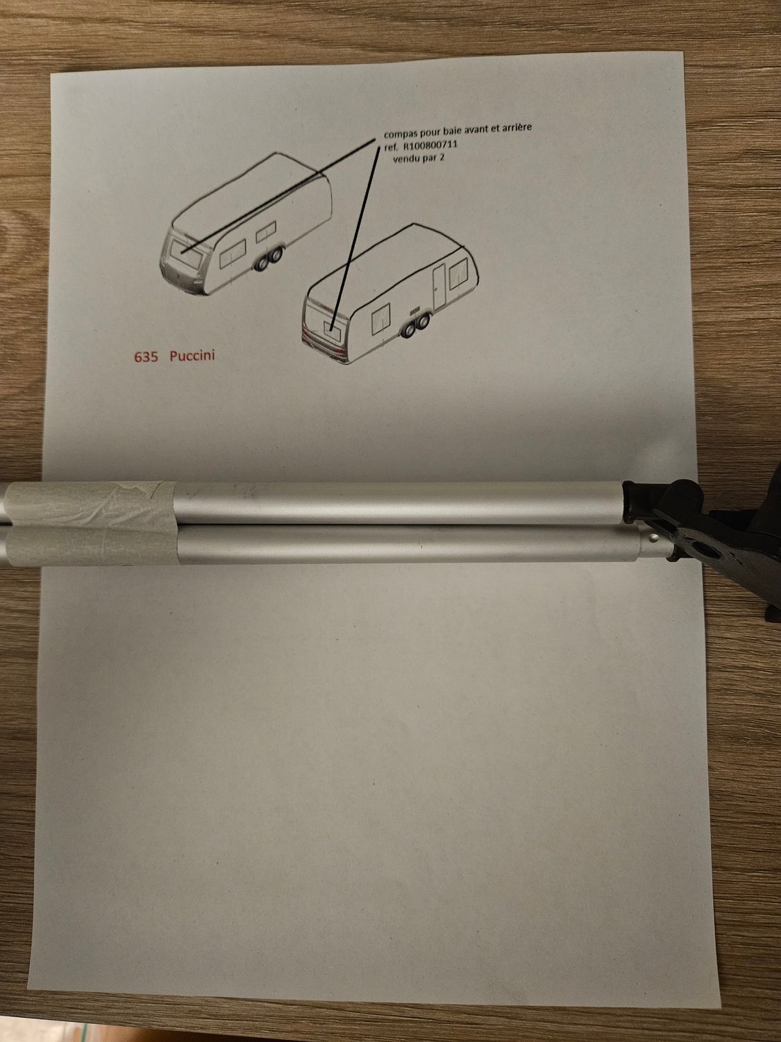 Compas pour baie pour 635 puccini  vendu par 2