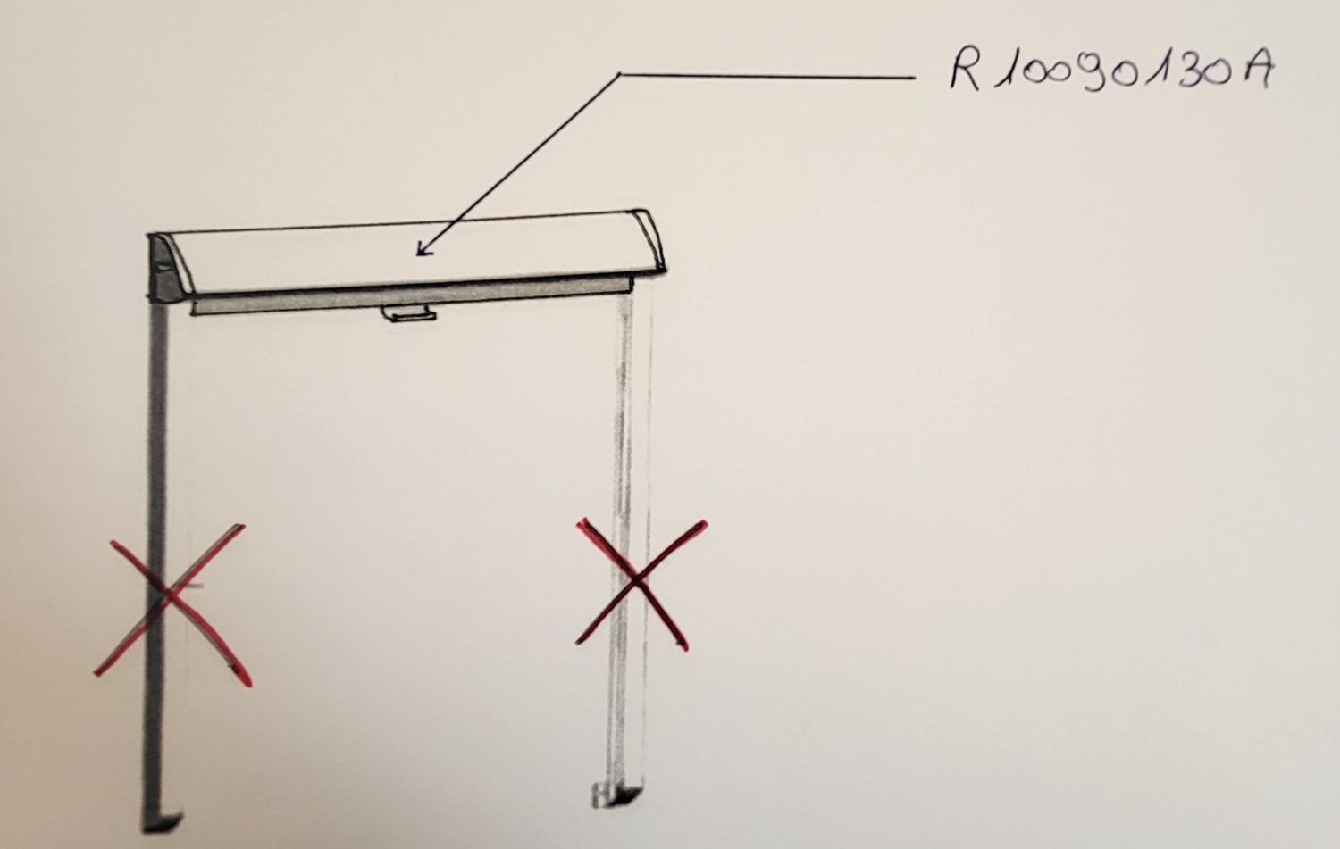 Store intérieur complet pour baie.