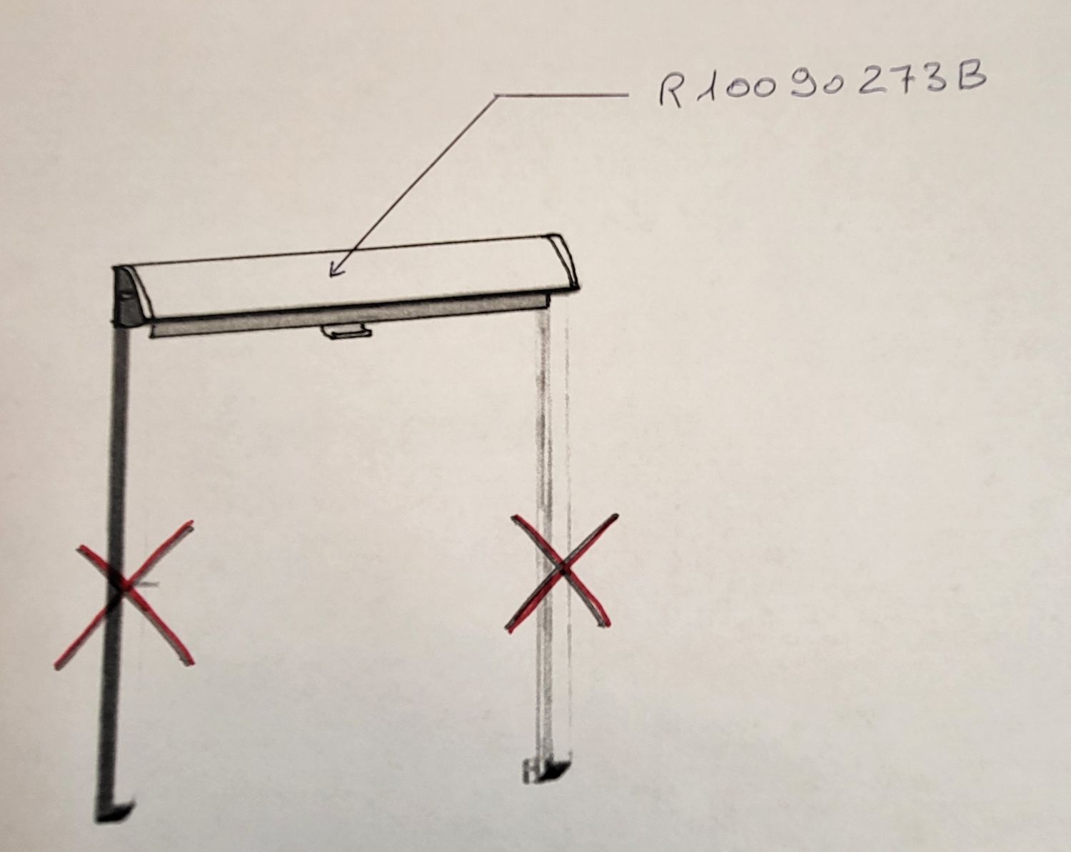Store intérieur complet pour baie 