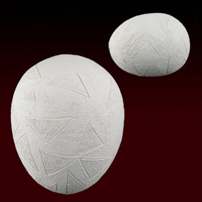 Ceramic Ostrich Eggs
