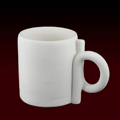 Coffee Mug with twisted handle