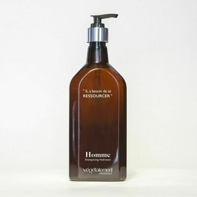 Hydraterende, vochtinbrengde shampoo Homme 220 ml - Végétalement Provence - Shampooing ressourcer hydratant