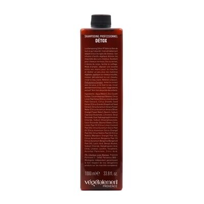 Shampoo Detox - Licht zuiverend 1000ml Eco recharge - Végétalement Provence - Shampooing Détox - Purifiant léger