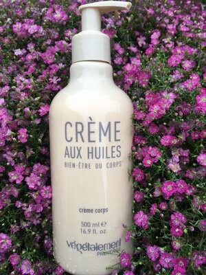 Hydraterende crème 500 ml - Végétalement Provence - Crème corps aux huiles hydrante