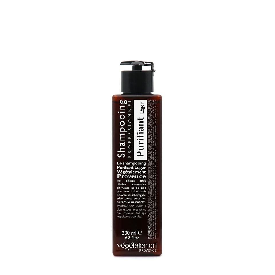 Shampoo Detox - Licht zuiverend 200 ml - Végétalement Provence - Shampooing Détox - Purifiant léger