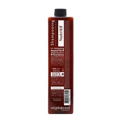 Voedende shampoo 1000 ml Eco recharge - Végétalement Provence -Shampooing nutritif