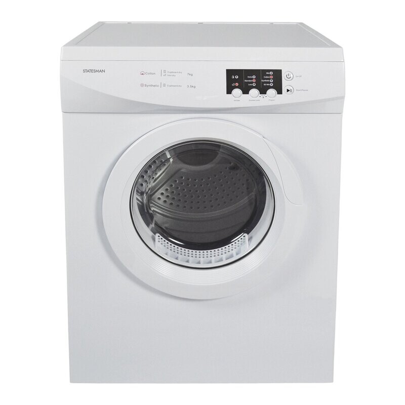 Statesman 7Kg Vented Tumble Dryer White (d)