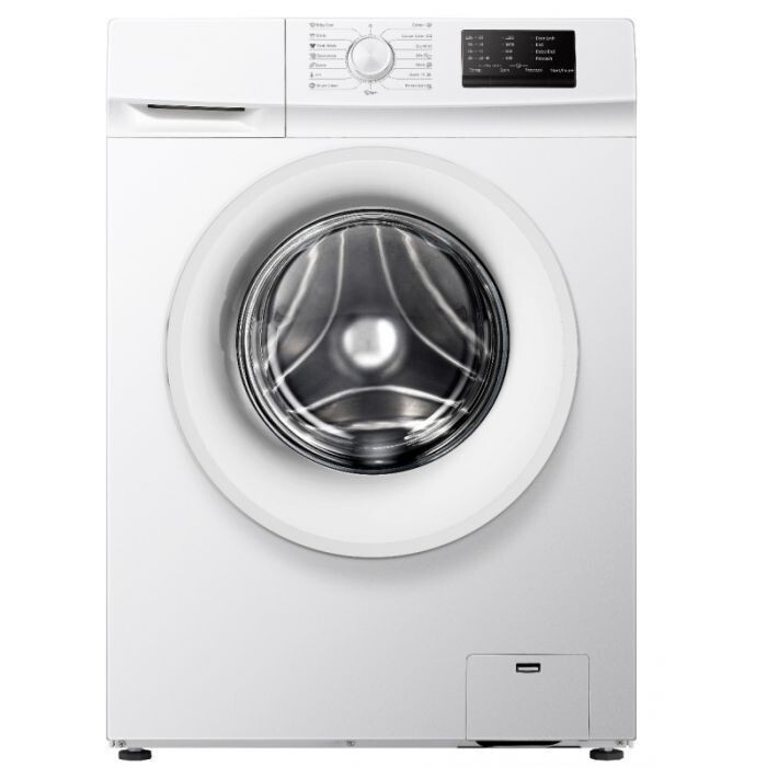Teknix 1200 Spin 7Kg Slim depth Washing Machine White