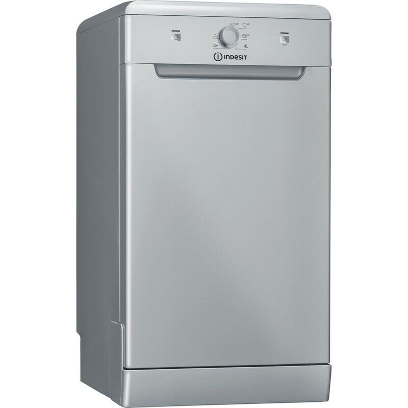 Indesit Dishwasher: slim, silver colour