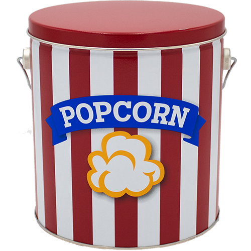 1 Gallon Tin - Blue Ribbon Popcorn